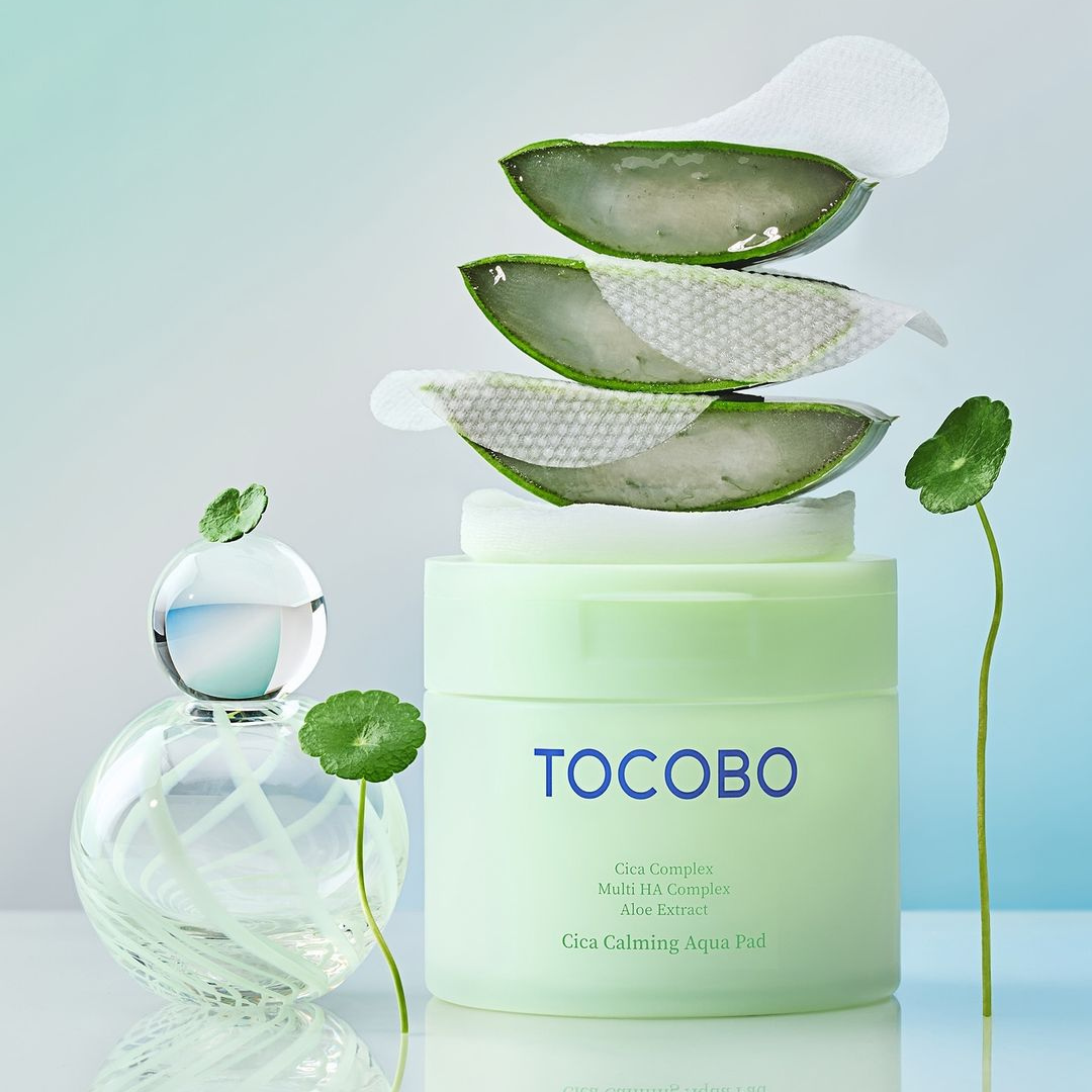 TOCOBO Cica Calming Aqua Pad (Pads de Centella Refrescantes)